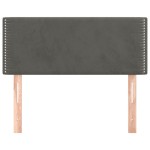 vidaXL Tăblie de pat, gri închis, 80x5x78/88 cm, catifea vidaXL Tăblie de pat, gri închis, 80x5x78/88 cm, catifea