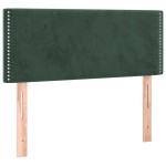 vidaXL Tăblie de pat, verde închis, 80x5x78/88 cm, catifea vidaXL Tăblie de pat, verde închis, 80x5x78/88 cm, catifea