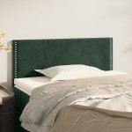 vidaXL Tăblie de pat, verde închis, 90x5x78/88 cm, catifea vidaXL Tăblie de pat, verde închis, 90x5x78/88 cm, catifea