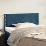 vidaXL Tăblie de pat, albastru închis, 90x5x78/88 cm, catifea vidaXL Tăblie de pat, albastru închis, 90x5x78/88 cm, catifea