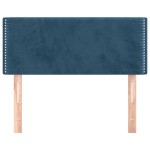 vidaXL Tăblie de pat, albastru închis, 90x5x78/88 cm, catifea vidaXL Tăblie de pat, albastru închis, 90x5x78/88 cm, catifea