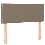 vidaXL Tăblie de pat, gri taupe, 100x5x78/88 cm, textil vidaXL Tăblie de pat, gri taupe, 100x5x78/88 cm, textil