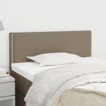 vidaXL Tăblie de pat, gri taupe, 100x5x78/88 cm, textil vidaXL Tăblie de pat, gri taupe, 100x5x78/88 cm, textil