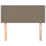 vidaXL Tăblie de pat, gri taupe, 100x5x78/88 cm, textil vidaXL Tăblie de pat, gri taupe, 100x5x78/88 cm, textil