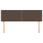 vidaXL Tăblii de pat, 2 buc., maro, 72x5x78/88 cm, piele ecologică vidaXL Tăblii de pat, 2 buc., maro, 72x5x78/88 cm, piele ecologică