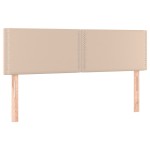 vidaXL Tăblii de pat 2 buc. cappuccino 72x5x78/88 cm piele ecologică