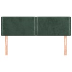 vidaXL Tăblii de pat, 2 buc., verde închis, 72x5x78/88 cm, catifea vidaXL Tăblii de pat, 2 buc., verde închis, 72x5x78/88 cm, catifea