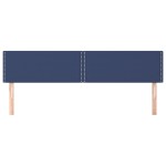 vidaXL Tăblii de pat, 2 buc, albastru, 90x5x78/88 cm, textil vidaXL Tăblii de pat, 2 buc, albastru, 90x5x78/88 cm, textil