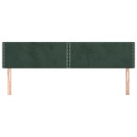 vidaXL Tăblii de pat, 2 buc, verde închis, 90x5x78/88 cm, catifea vidaXL Tăblii de pat, 2 buc, verde închis, 90x5x78/88 cm, catifea