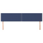 vidaXL Tăblii de pat, 2 buc, albastru, 100x5x78/88 cm, textil vidaXL Tăblii de pat, 2 buc, albastru, 100x5x78/88 cm, textil