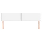 vidaXL Tăblii de pat, 2 buc, alb, 100x5x78/88 cm, piele ecologică vidaXL Tăblii de pat, 2 buc, alb, 100x5x78/88 cm, piele ecologică