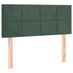 vidaXL Tăblie de pat, verde închis, 90x5x78/88 cm, catifea vidaXL Tăblie de pat, verde închis, 90x5x78/88 cm, catifea
