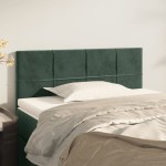 vidaXL Tăblie de pat, verde închis, 90x5x78/88 cm, catifea vidaXL Tăblie de pat, verde închis, 90x5x78/88 cm, catifea