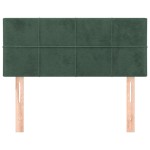 vidaXL Tăblie de pat, verde închis, 90x5x78/88 cm, catifea vidaXL Tăblie de pat, verde închis, 90x5x78/88 cm, catifea