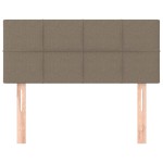 vidaXL Tăblie de pat, gri taupe, 100x5x78/88 cm, textil vidaXL Tăblie de pat, gri taupe, 100x5x78/88 cm, textil