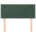 vidaXL Tăblie de pat, verde închis, 100x5x78/88 cm, catifea vidaXL Tăblie de pat, verde închis, 100x5x78/88 cm, catifea