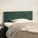 vidaXL Tăblie de pat, verde închis, 80x5x78/88 cm, catifea vidaXL Tăblie de pat, verde închis, 80x5x78/88 cm, catifea