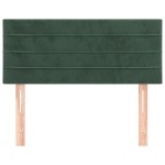 vidaXL Tăblie de pat, verde închis, 80x5x78/88 cm, catifea vidaXL Tăblie de pat, verde închis, 80x5x78/88 cm, catifea