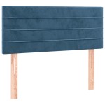 vidaXL Tăblie de pat, albastru închis, 80x5x78/88 cm, catifea vidaXL Tăblie de pat, albastru închis, 80x5x78/88 cm, catifea