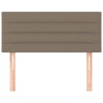 vidaXL Tăblie de pat, gri taupe, 100x5x78/88 cm, textil vidaXL Tăblie de pat, gri taupe, 100x5x78/88 cm, textil