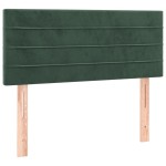 vidaXL Tăblie de pat, verde închis, 100x5x78/88 cm, catifea vidaXL Tăblie de pat, verde închis, 100x5x78/88 cm, catifea
