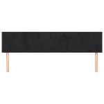 vidaXL Tăblii de pat, 2 buc, negru, 80x5x78/88 cm, catifea vidaXL Tăblii de pat, 2 buc, negru, 80x5x78/88 cm, catifea