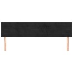 vidaXL Tăblii de pat, 2 buc, negru, 90x5x78/88 cm, catifea