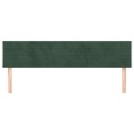 vidaXL Tăblii de pat, 2 buc, verde închis, 90x5x78/88 cm, catifea vidaXL Tăblii de pat, 2 buc, verde închis, 90x5x78/88 cm, catifea