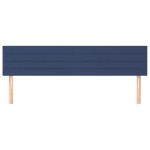 vidaXL Tăblii de pat, 2 buc, albastru, 100x5x78/88 cm, textil vidaXL Tăblii de pat, 2 buc, albastru, 100x5x78/88 cm, textil