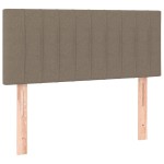 vidaXL Tăblie de pat, gri taupe, 90x5x78/88 cm, textil vidaXL Tăblie de pat, gri taupe, 90x5x78/88 cm, textil