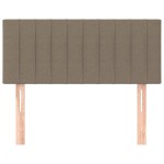 vidaXL Tăblie de pat, gri taupe, 90x5x78/88 cm, textil vidaXL Tăblie de pat, gri taupe, 90x5x78/88 cm, textil