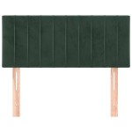 vidaXL Tăblie de pat, verde închis, 90x5x78/88 cm, catifea vidaXL Tăblie de pat, verde închis, 90x5x78/88 cm, catifea