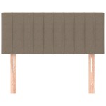 vidaXL Tăblie de pat, gri taupe, 100x5x78/88 cm, textil vidaXL Tăblie de pat, gri taupe, 100x5x78/88 cm, textil