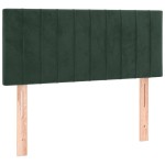 vidaXL Tăblie de pat, verde închis, 100x5x78/88 cm, catifea vidaXL Tăblie de pat, verde închis, 100x5x78/88 cm, catifea