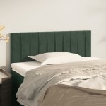 vidaXL Tăblie de pat, verde închis, 100x5x78/88 cm, catifea vidaXL Tăblie de pat, verde închis, 100x5x78/88 cm, catifea