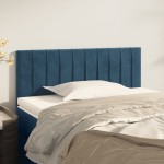 vidaXL Tăblie de pat, albastru închis, 100x5x78/88 cm, catifea vidaXL Tăblie de pat, albastru închis, 100x5x78/88 cm, catifea