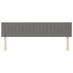vidaXL Tăblii de pat, 2 buc, gri închis, 90x5x78/88 cm, textil vidaXL Tăblii de pat, 2 buc, gri închis, 90x5x78/88 cm, textil