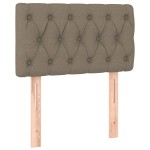 vidaXL Tăblie de pat, gri taupe, 80x7x78/88 cm, textil vidaXL Tăblie de pat, gri taupe, 80x7x78/88 cm, textil