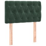 vidaXL Tăblie de pat, verde închis, 80x7x78/88 cm, catifea vidaXL Tăblie de pat, verde închis, 80x7x78/88 cm, catifea