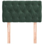 vidaXL Tăblie de pat, verde închis, 80x7x78/88 cm, catifea vidaXL Tăblie de pat, verde închis, 80x7x78/88 cm, catifea