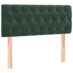vidaXL Tăblie de pat, verde închis, 90x7x78/88 cm, catifea vidaXL Tăblie de pat, verde închis, 90x7x78/88 cm, catifea