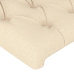 vidaXL Tăblii de pat, 2 buc, crem, 72x7x78/88 cm, textil vidaXL Tăblii de pat, 2 buc, crem, 72x7x78/88 cm, textil