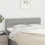 vidaXL Tăblii de pat, 2 buc, gri deschis, 80x7x78/88 cm, textil vidaXL Tăblii de pat, 2 buc, gri deschis, 80x7x78/88 cm, textil