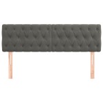 vidaXL Tăblii de pat, 2 buc, gri închis, 80x7x78/88 cm, catifea vidaXL Tăblii de pat, 2 buc, gri închis, 80x7x78/88 cm, catifea