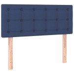 vidaXL Tăblie de pat, albastru, 80x5x78/88 cm, textil
