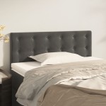 vidaXL Tăblie de pat, gri închis, 80x5x78/88 cm, catifea vidaXL Tăblie de pat, gri închis, 80x5x78/88 cm, catifea
