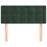 vidaXL Tăblie de pat, verde închis, 80x5x78/88 cm, catifea vidaXL Tăblie de pat, verde închis, 80x5x78/88 cm, catifea