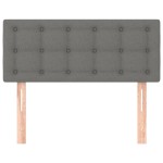 vidaXL Tăblie de pat, gri închis, 90x5x78/88 cm, textil vidaXL Tăblie de pat, gri închis, 90x5x78/88 cm, textil