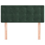 vidaXL Tăblie de pat, verde închis, 90x5x78/88 cm, catifea vidaXL Tăblie de pat, verde închis, 90x5x78/88 cm, catifea