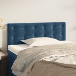 vidaXL Tăblie de pat, albastru închis, 90x5x78/88 cm, catifea vidaXL Tăblie de pat, albastru închis, 90x5x78/88 cm, catifea